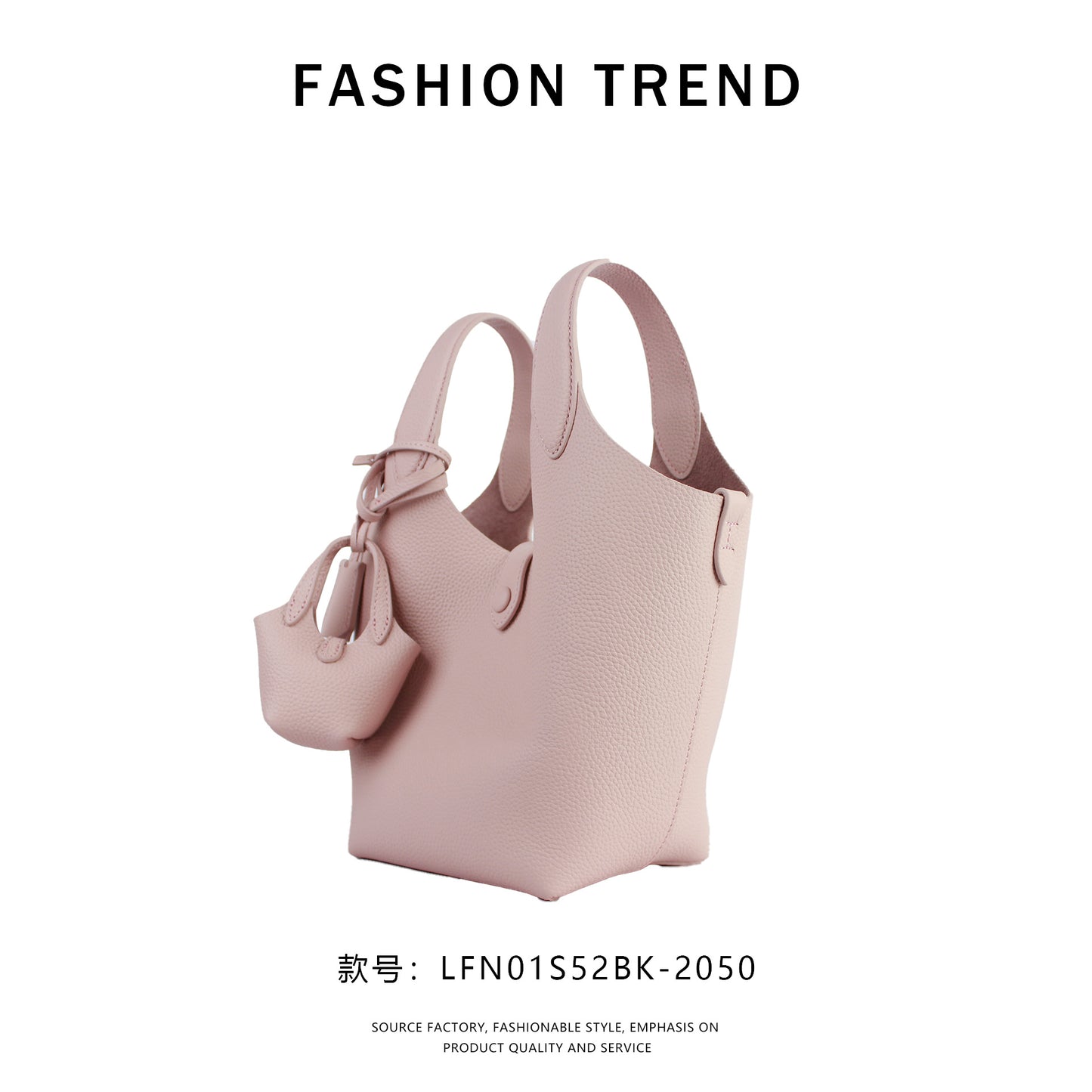 【$119.99 】GlowBags new spring and summer bucket bag cowhide