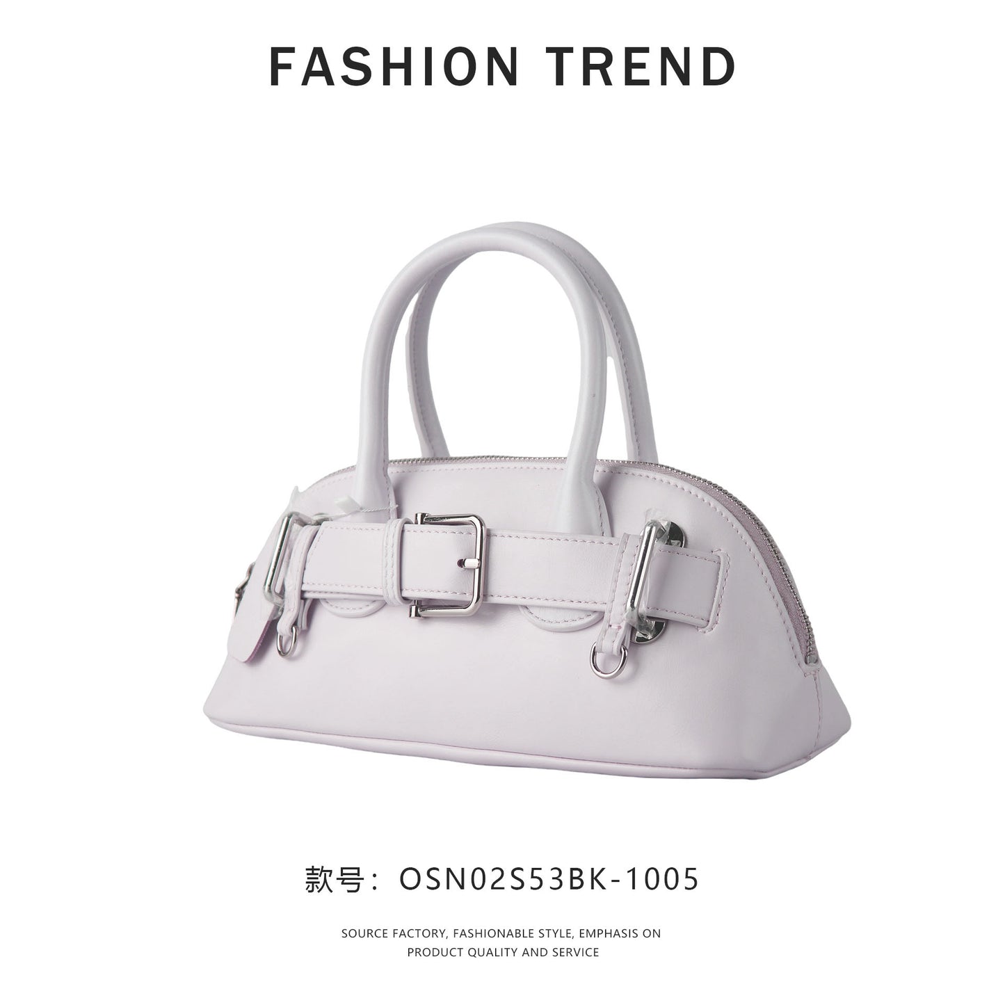 【$89.99】GlowBags2025 spring and summer new niche shell bag shoulder bag genuine leather handbag