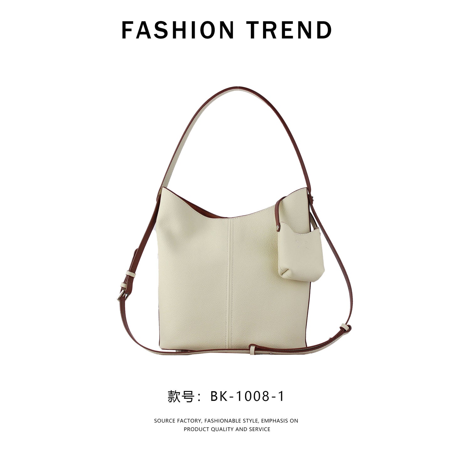 【$119.99】GlowBags celebrity style bucket bag one-shoulder hand-held tote bag