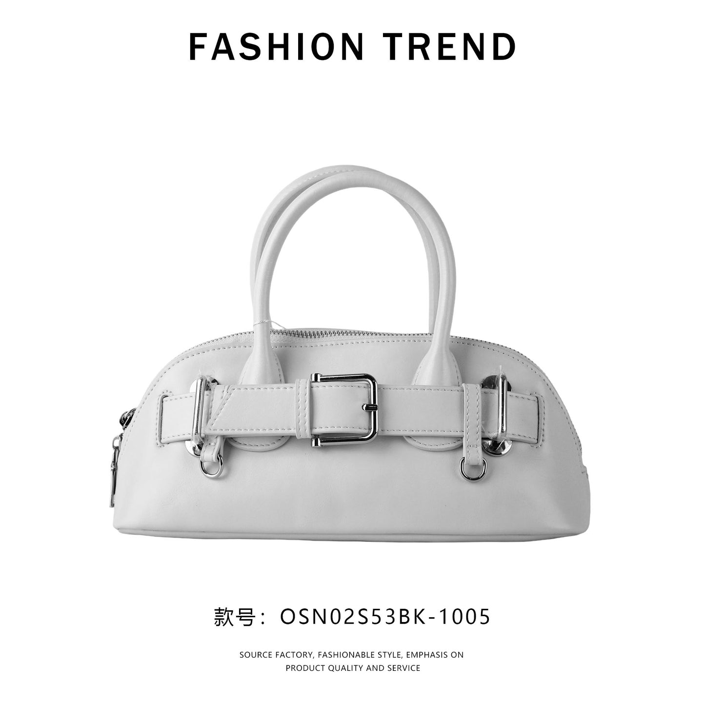 【$89.99】GlowBags2025 spring and summer new niche shell bag shoulder bag genuine leather handbag