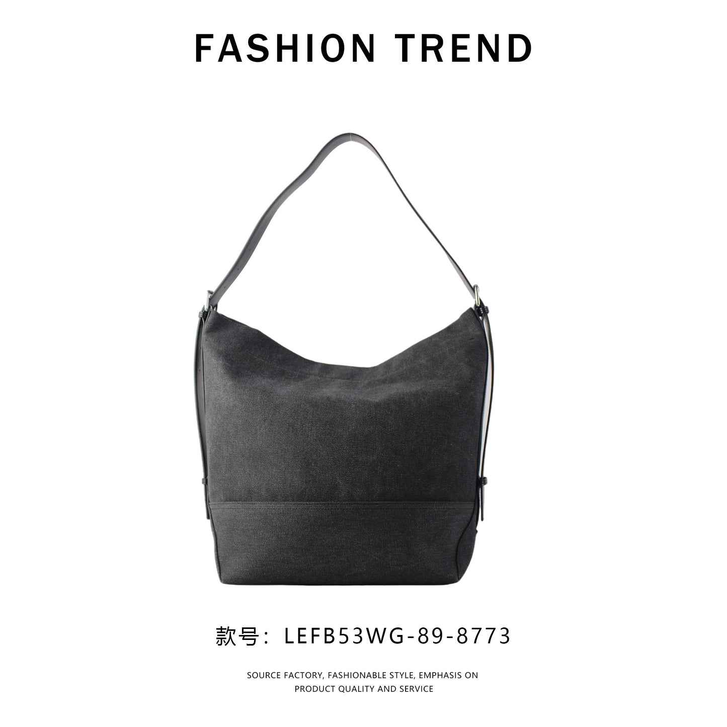 【$129.99 】GlowBags Cowhide and canvas tote bag with large capacity