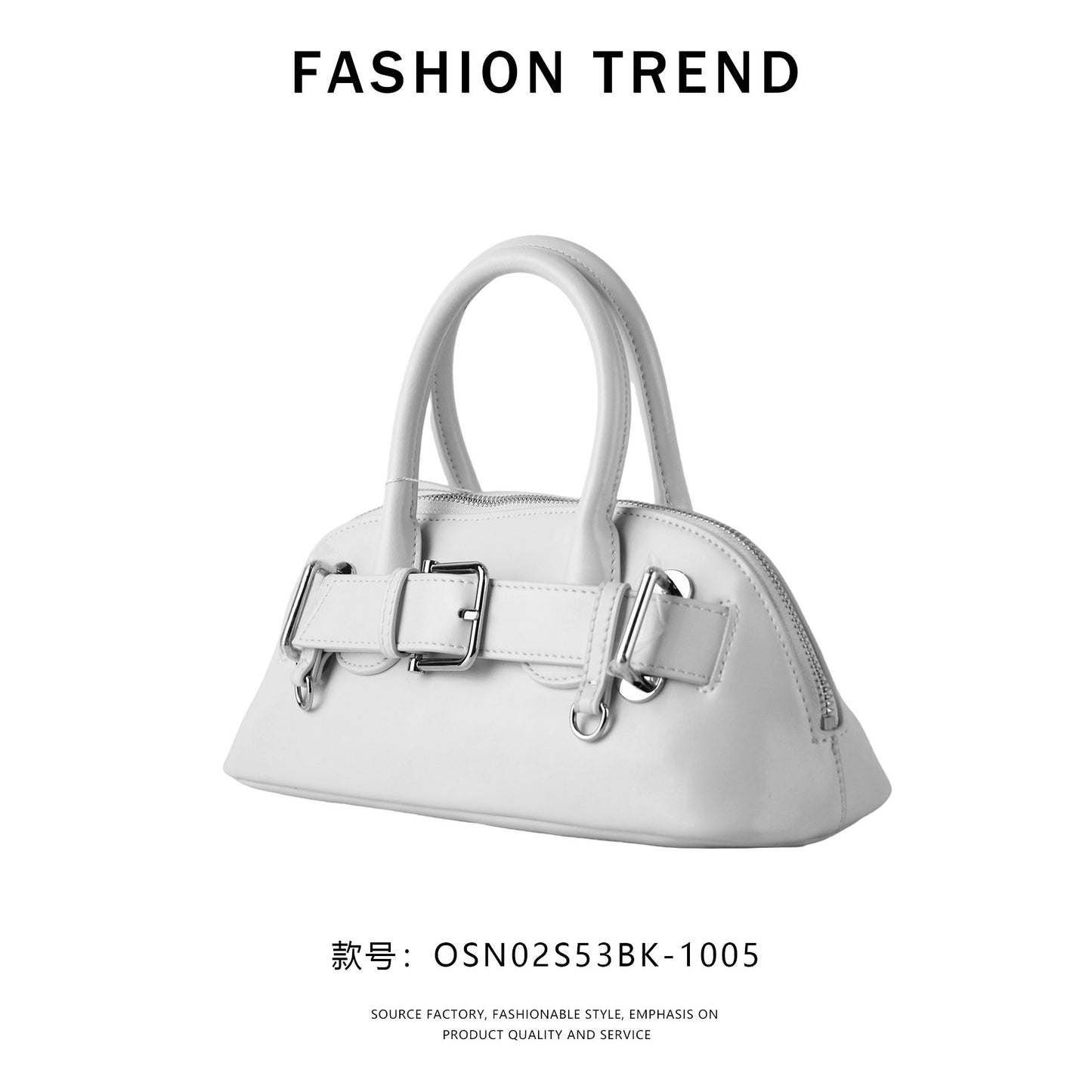 【$89.99】GlowBags2025 spring and summer new niche shell bag shoulder bag genuine leather handbag
