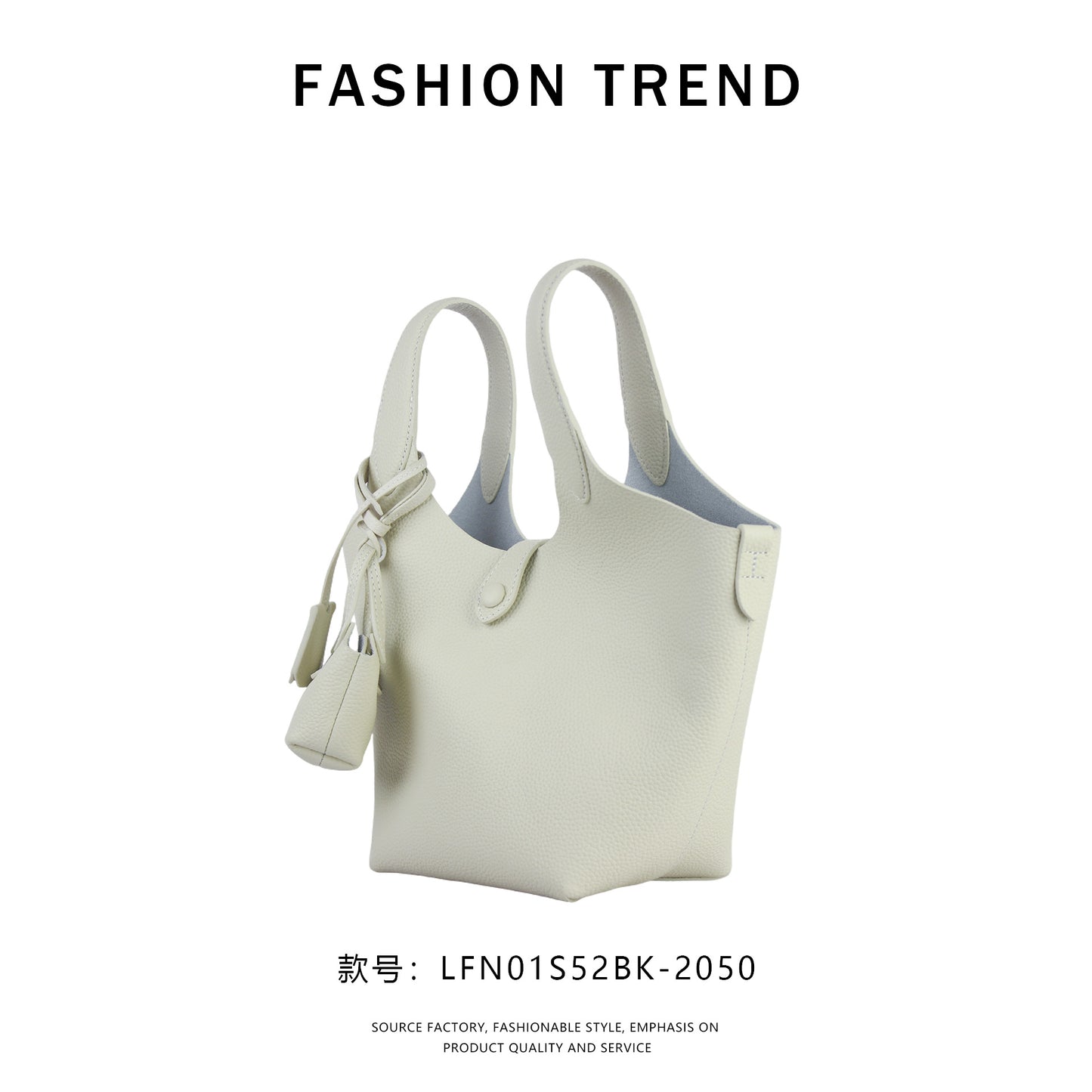 【$119.99 】GlowBags new spring and summer bucket bag cowhide