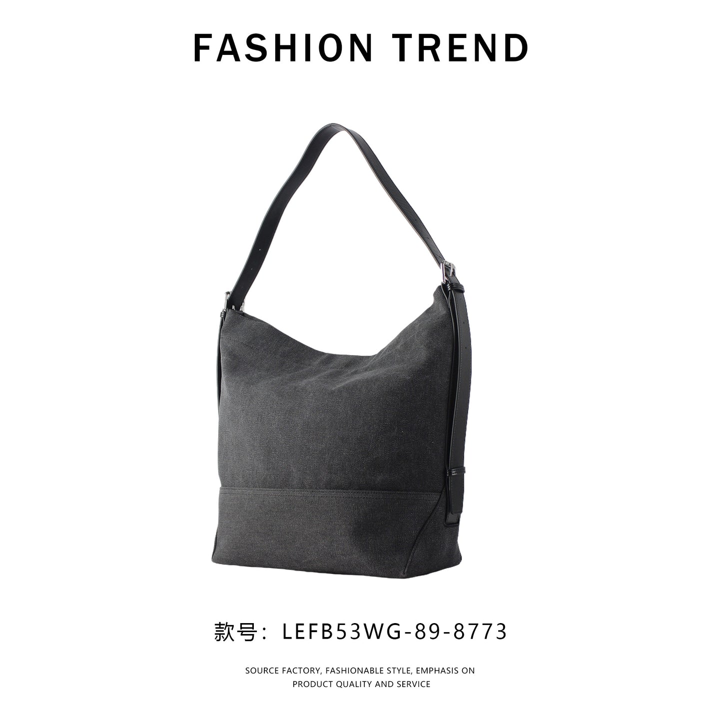 【$129.99 】GlowBags Cowhide and canvas tote bag with large capacity