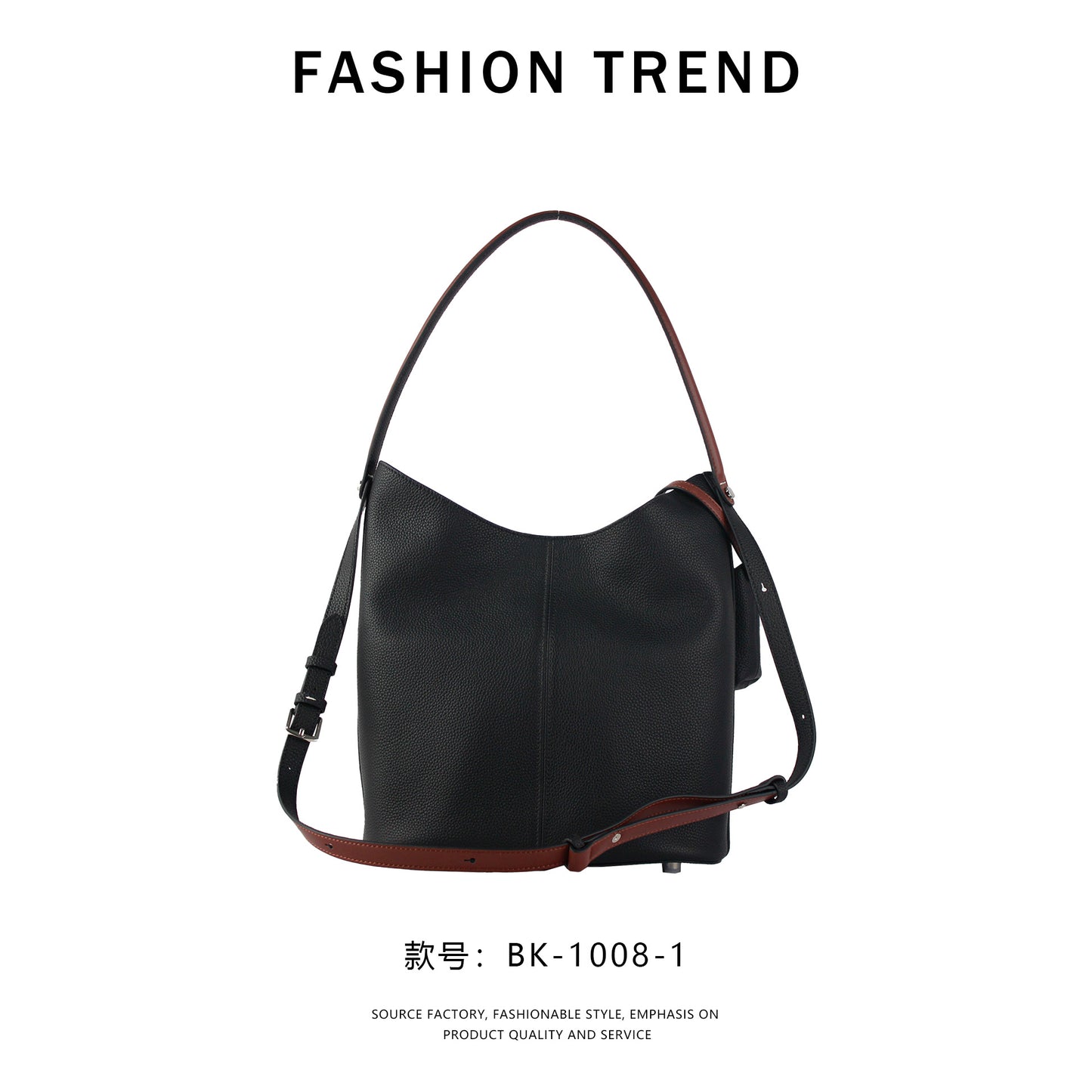 【$119.99】GlowBags celebrity style bucket bag one-shoulder hand-held tote bag