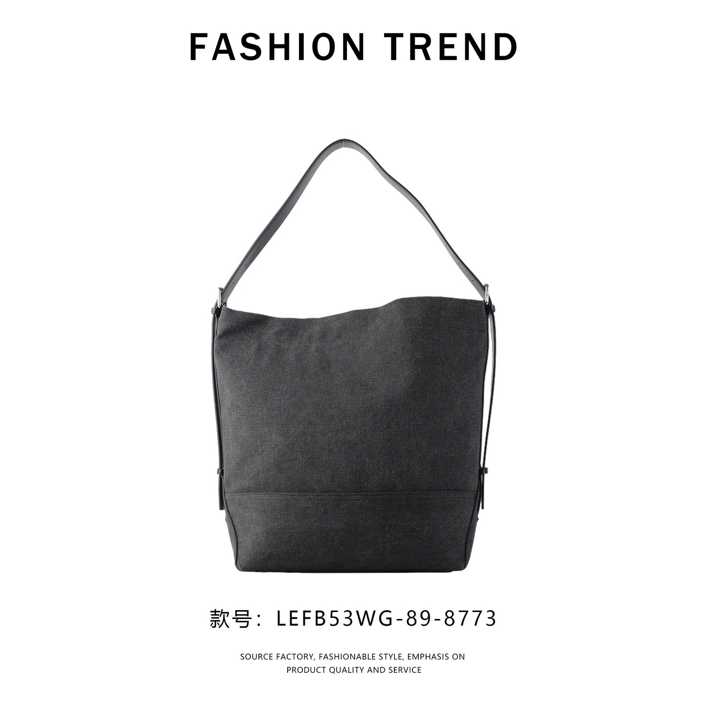 【$129.99 】GlowBags Cowhide and canvas tote bag with large capacity