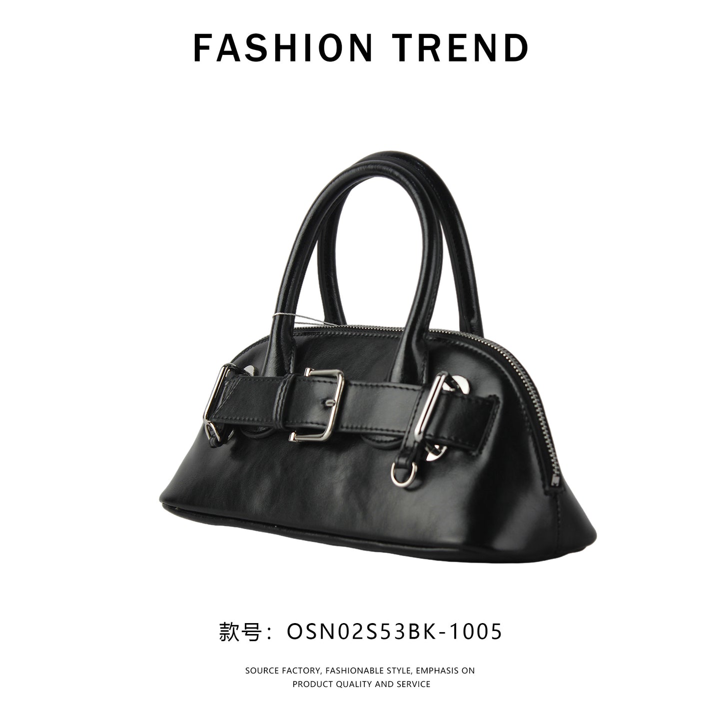 【$89.99】GlowBags2025 spring and summer new niche shell bag shoulder bag genuine leather handbag