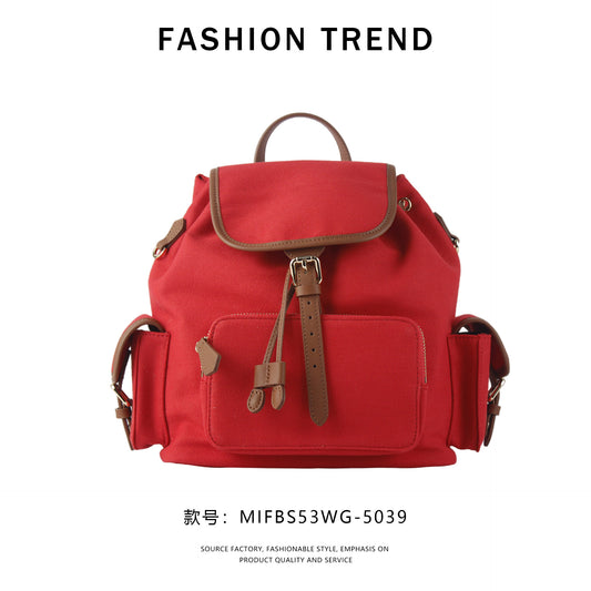 【$159.99 】GlowBags retro college style backpack functional niche design bag