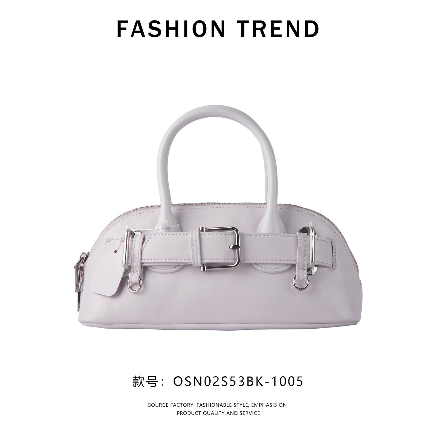 【$89.99】GlowBags2025 spring and summer new niche shell bag shoulder bag genuine leather handbag