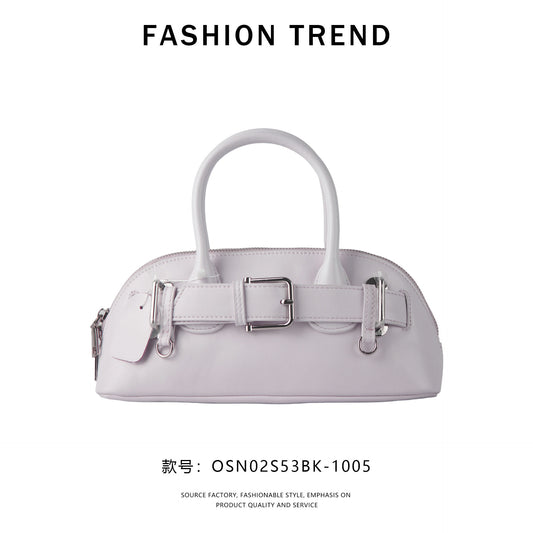 【$89.99】GlowBags2025 spring and summer new niche shell bag shoulder bag genuine leather handbag