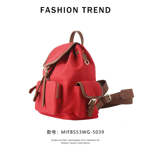 【$159.99 】GlowBags retro college style backpack functional niche design bag