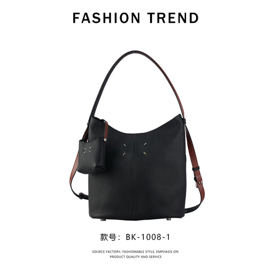【$119.99】GlowBags celebrity style bucket bag one-shoulder hand-held tote bag