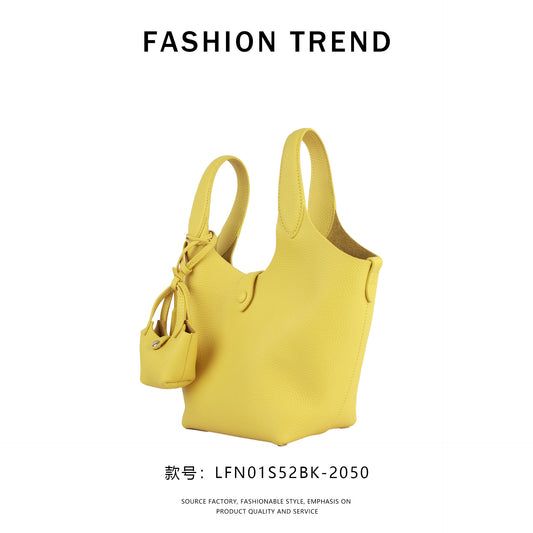 【$119.99 】GlowBags new spring and summer bucket bag cowhide
